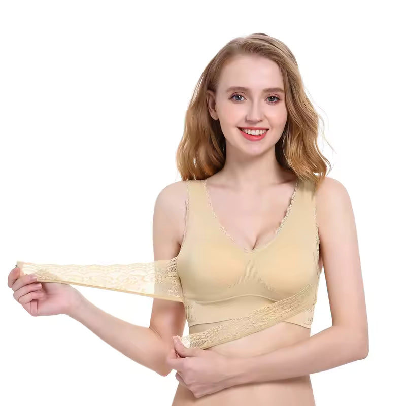 PACK 3 SUJETADORES DE ENCAJE PUSH UP - GALAMODASHOP